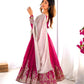 Designer Heavy Georgette Embroidered Party Wear Gown Set