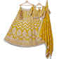 Sequin Embroidered Vichitra Silk Lehenga