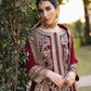 Embroidered Faux Georgette Suit Set with Dupatta