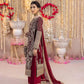 Embroidered Faux Georgette Suit Set with Dupatta