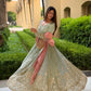 Embroidered Star Georgette Lehenga Suit Set