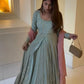 Embroidered Star Georgette Lehenga Suit Set