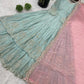 Embroidered Star Georgette Lehenga Suit Set