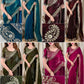Dual Tone Satin Saree with Sequin Border