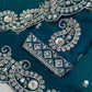 Dual Tone Satin Saree with Sequin Border