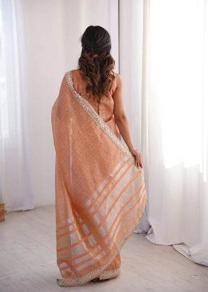 Pure Cotton Designer Saree with Mirror Work for Festive and Occasion Wear