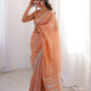Pure Cotton Designer Saree with Mirror Work for Festive and Occasion Wear