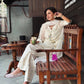 Ivory Chanderi Suit with Farshi Palazzo