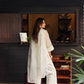 Ivory Chanderi Suit with Farshi Palazzo