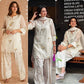 Ivory Chanderi Suit with Farshi Palazzo