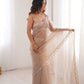 Violet Shimmer Sequin Net Saree