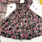 Organza Taby Silk Digital Print Gown Set with Dupatta & Bottom