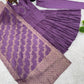 Designer Roman Silk Embroidered Gown Set with Jacquard Dupatta
