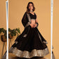 Sequin Border Lehenga Choli with Dupatta