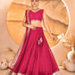Sequin Border Lehenga Choli with Dupatta