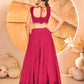 Sequin Border Lehenga Choli with Dupatta