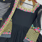 Designer Georgette Embroidered Gown Set
