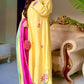 Yellow Cutwork Embroidered Kurta Palazzo Set