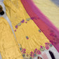 Yellow Cutwork Embroidered Kurta Palazzo Set