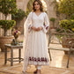 Scalloped Chanderi Anarkali with Dupatta