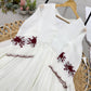 Scalloped Chanderi Anarkali with Dupatta