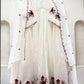 Scalloped Chanderi Anarkali with Dupatta