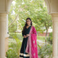 Rayon Gota Patti Anarkali with Leheriya Dupatta