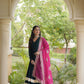 Rayon Gota Patti Anarkali with Leheriya Dupatta