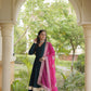 Rayon Gota Patti Anarkali with Leheriya Dupatta