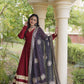 Rayon Gota Patti Anarkali with Leheriya Dupatta