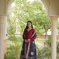 Rayon Gota Patti Anarkali with Leheriya Dupatta