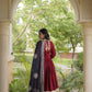 Rayon Gota Patti Anarkali with Leheriya Dupatta