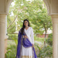 Rayon Gota Patti Anarkali with Leheriya Dupatta