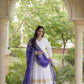 Rayon Gota Patti Anarkali with Leheriya Dupatta