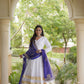 Rayon Gota Patti Anarkali with Leheriya Dupatta