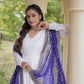 Rayon Gota Patti Anarkali with Leheriya Dupatta