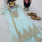 Georgette Sharara Suit Set