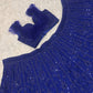 Royal Blue Sequin Lehenga Choli