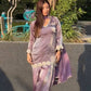 Lavender Shimmer Silk Farshi Salwar Suit