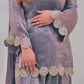 Lavender Shimmer Silk Farshi Salwar Suit