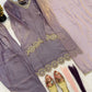Lavender Shimmer Silk Farshi Salwar Suit