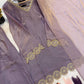 Lavender Shimmer Silk Farshi Salwar Suit