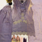 Lavender Shimmer Silk Farshi Salwar Suit