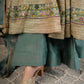 Sage Green Crinkle Anarkali Palazzo Set
