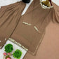 Embroidered Faux Georgette Suit Set with Dupatta