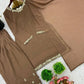 Embroidered Faux Georgette Suit Set with Dupatta