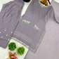 Embroidered Faux Georgette Suit Set with Dupatta