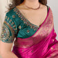 Banarasi Satin Silk Saree with Handwork Blouse