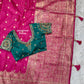 Banarasi Satin Silk Saree with Handwork Blouse