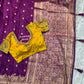 Banarasi Satin Silk Saree with Handwork Blouse